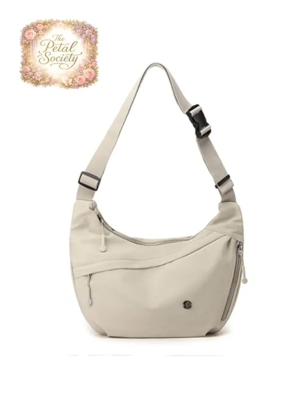 Nylon Crescent Crossbody Luna Bag Lightweight Hobo Shoulder Bag